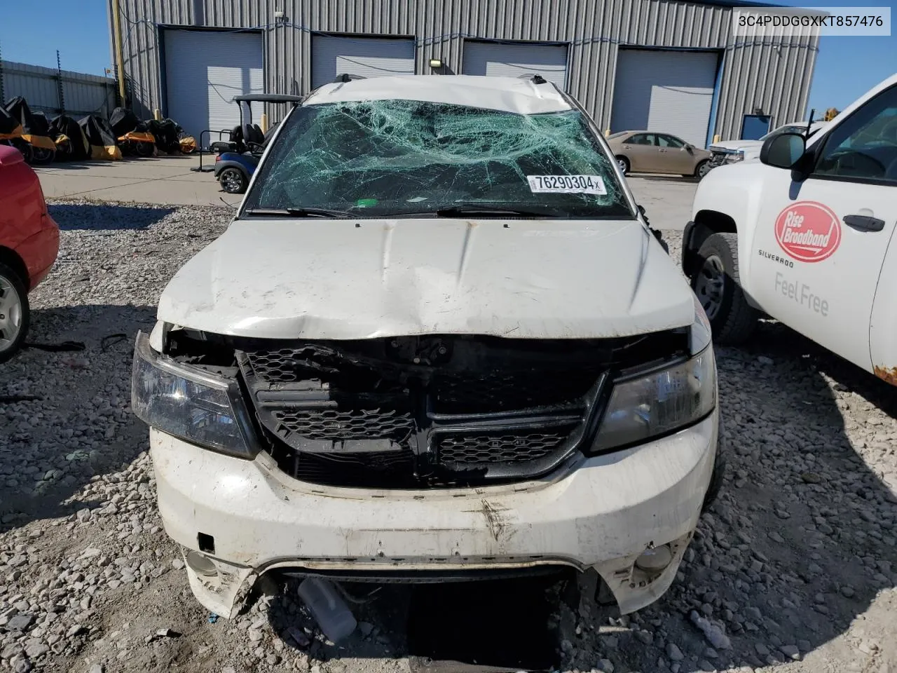 2019 Dodge Journey Crossroad VIN: 3C4PDDGGXKT857476 Lot: 76290304