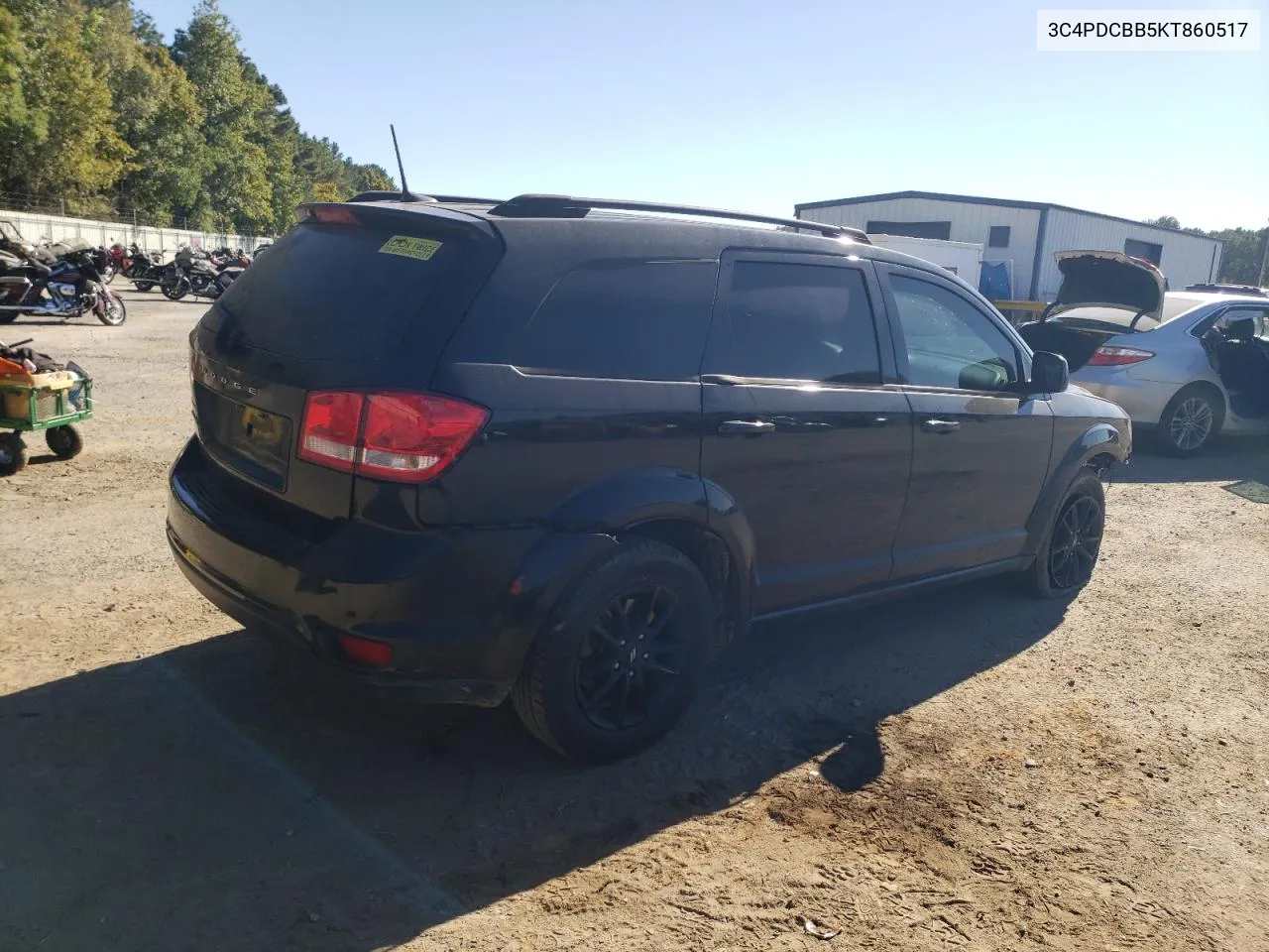 2019 Dodge Journey Se VIN: 3C4PDCBB5KT860517 Lot: 76331864