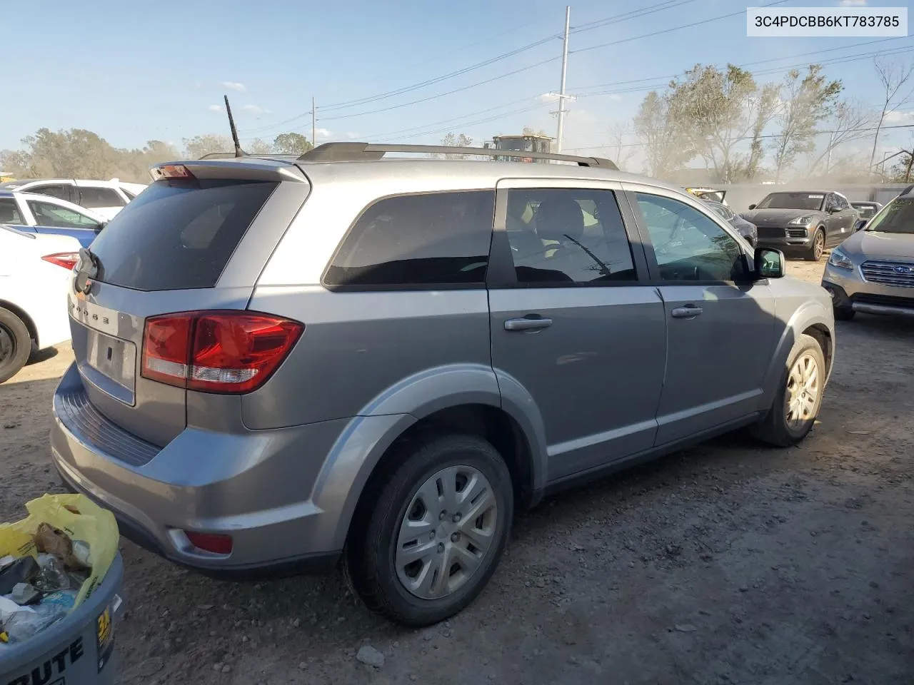 3C4PDCBB6KT783785 2019 Dodge Journey Se