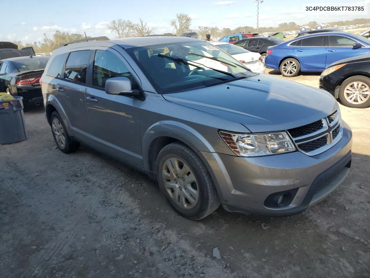 2019 Dodge Journey Se VIN: 3C4PDCBB6KT783785 Lot: 76357674