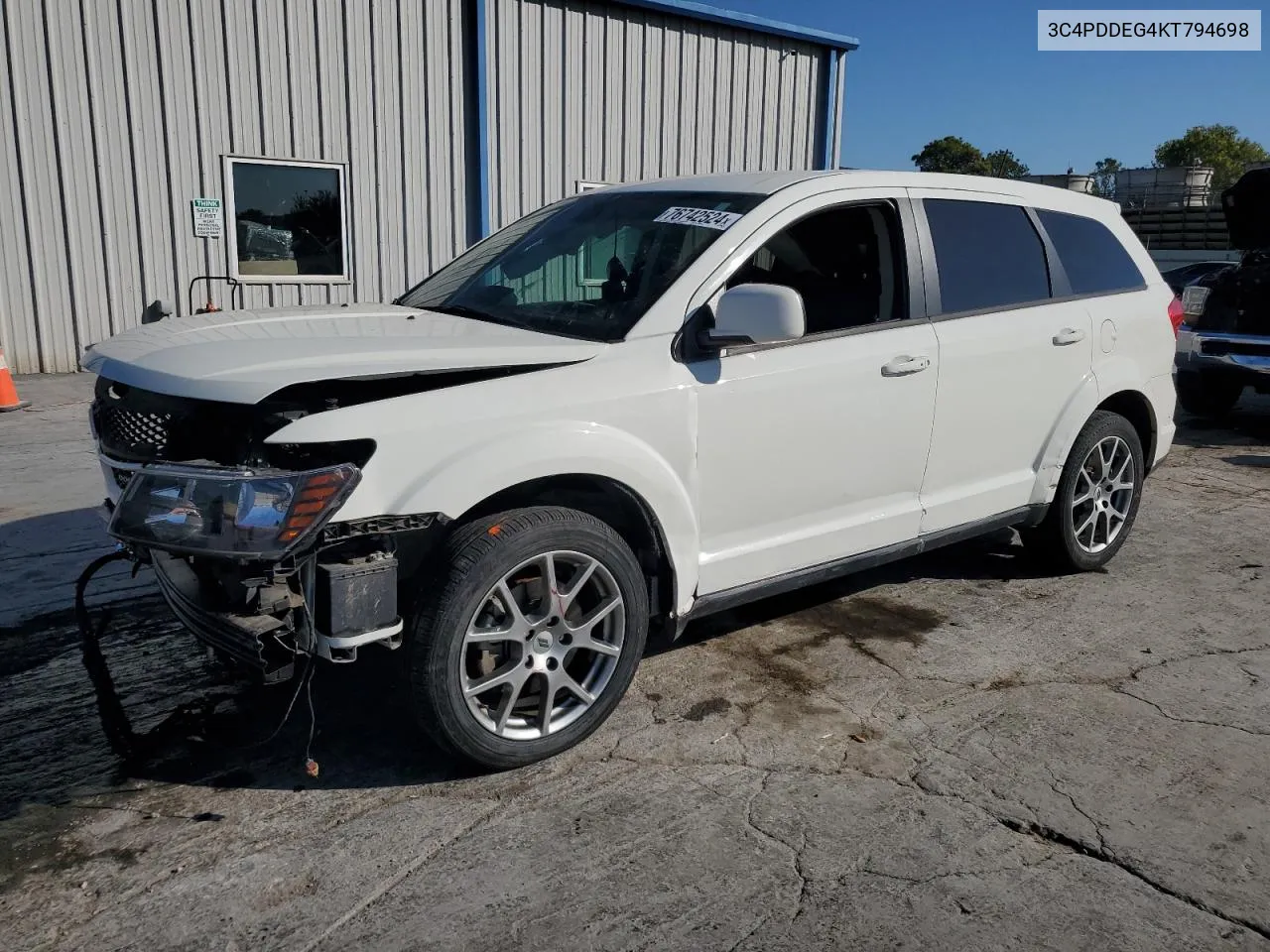 3C4PDDEG4KT794698 2019 Dodge Journey Gt