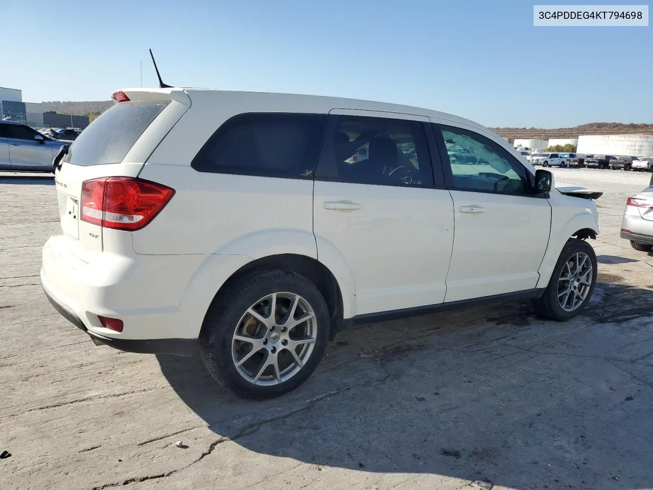 2019 Dodge Journey Gt VIN: 3C4PDDEG4KT794698 Lot: 76742524