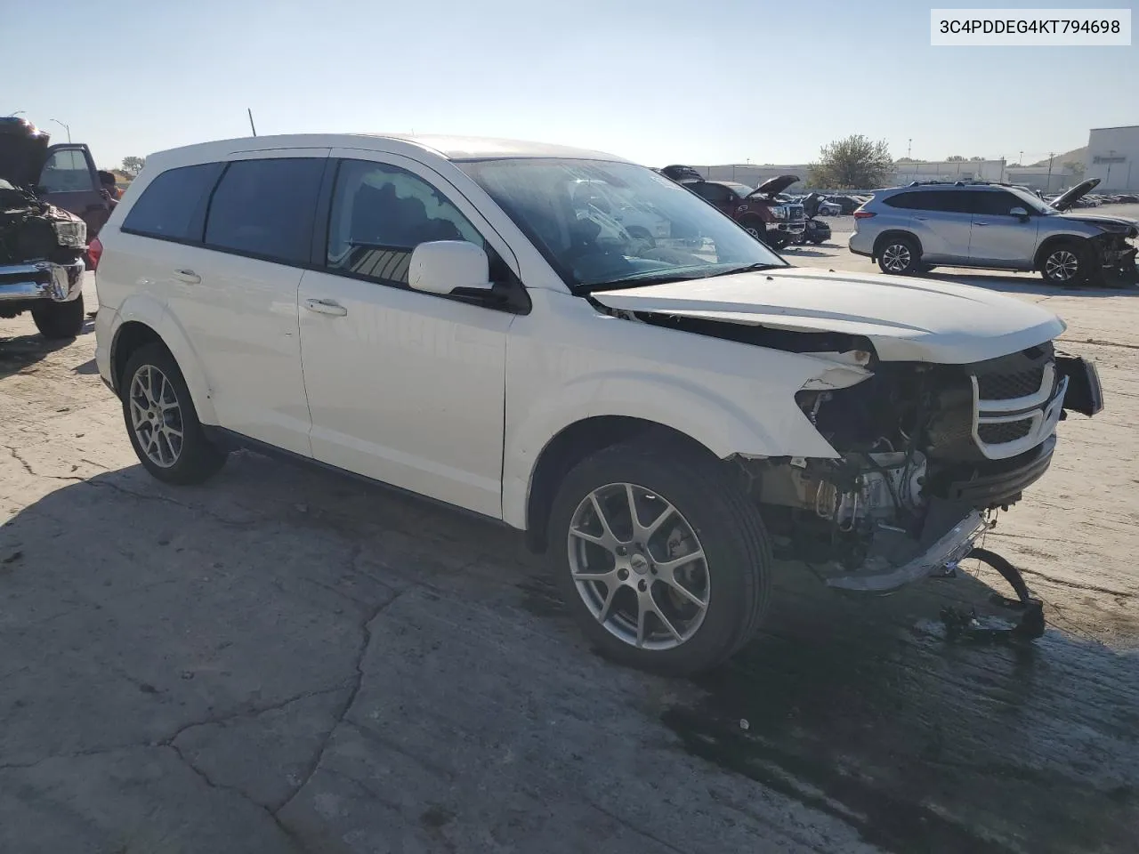 2019 Dodge Journey Gt VIN: 3C4PDDEG4KT794698 Lot: 76742524