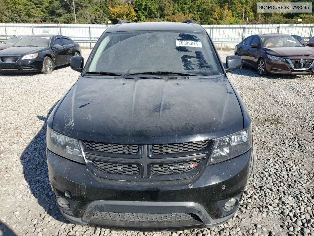 2019 Dodge Journey Se VIN: 3C4PDCBB3KT798535 Lot: 76898814