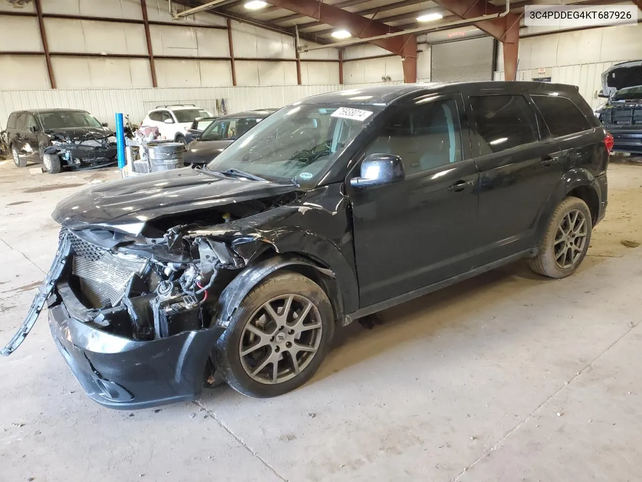 2019 Dodge Journey Gt VIN: 3C4PDDEG4KT687926 Lot: 76938014