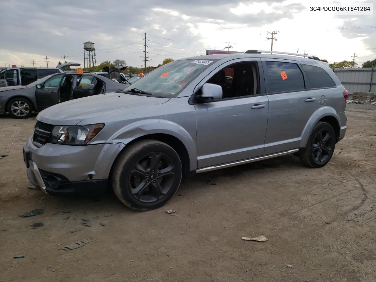 2019 Dodge Journey Crossroad VIN: 3C4PDCGG6KT841284 Lot: 77122444