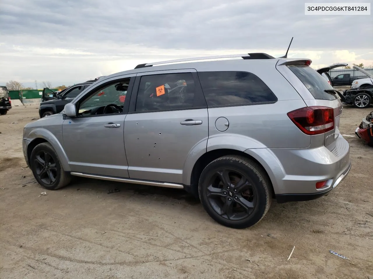 2019 Dodge Journey Crossroad VIN: 3C4PDCGG6KT841284 Lot: 77122444