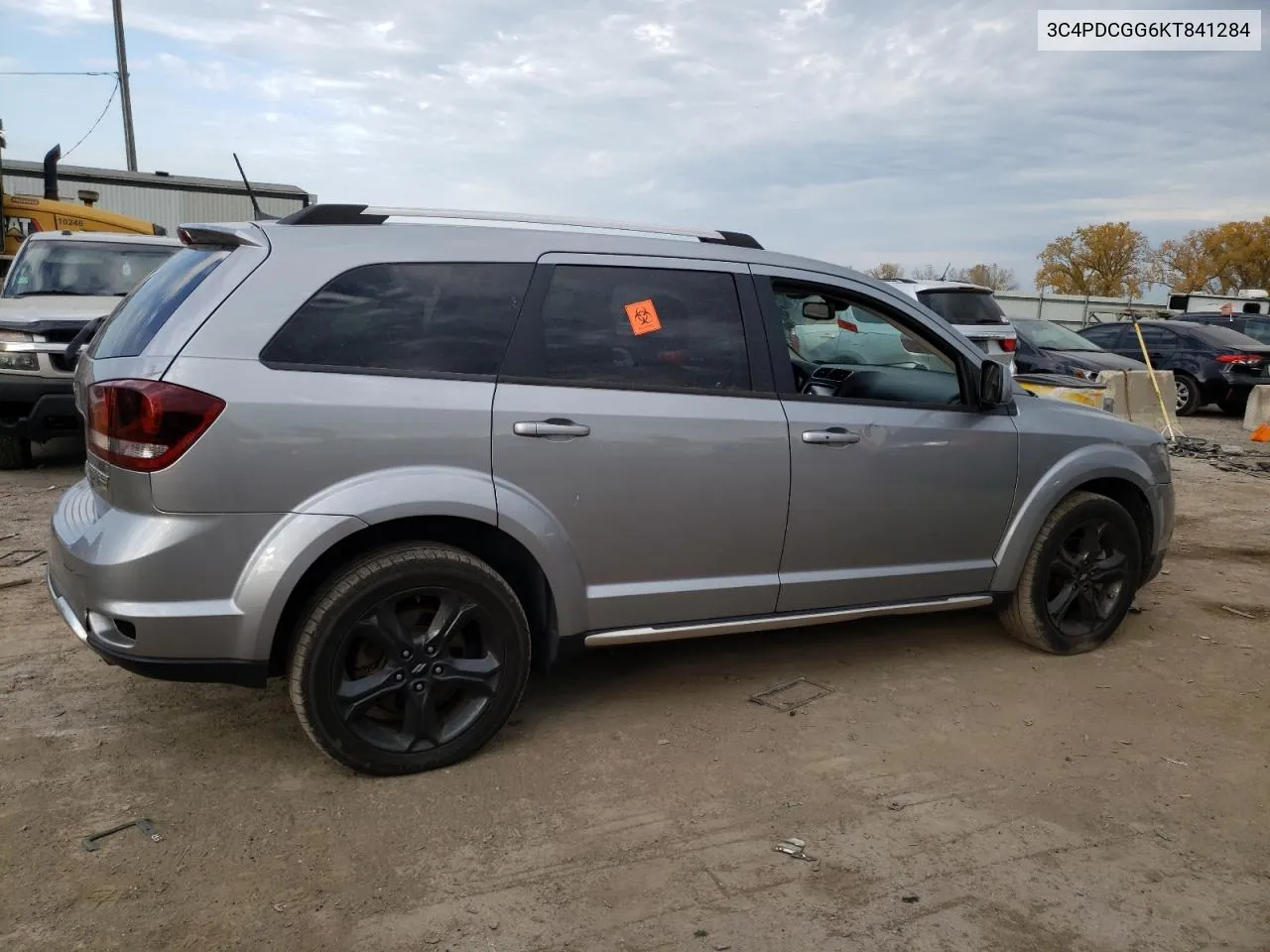 2019 Dodge Journey Crossroad VIN: 3C4PDCGG6KT841284 Lot: 77122444