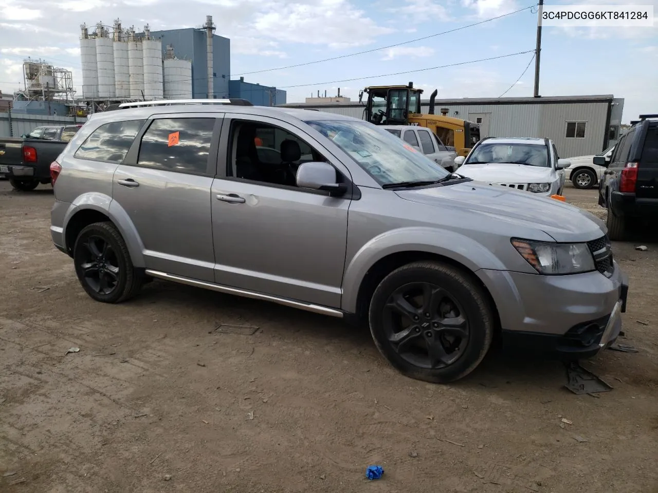 2019 Dodge Journey Crossroad VIN: 3C4PDCGG6KT841284 Lot: 77122444