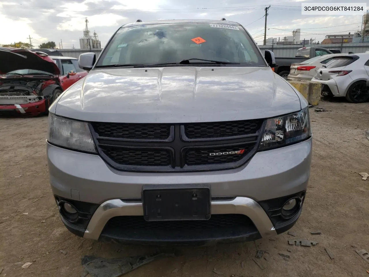 2019 Dodge Journey Crossroad VIN: 3C4PDCGG6KT841284 Lot: 77122444