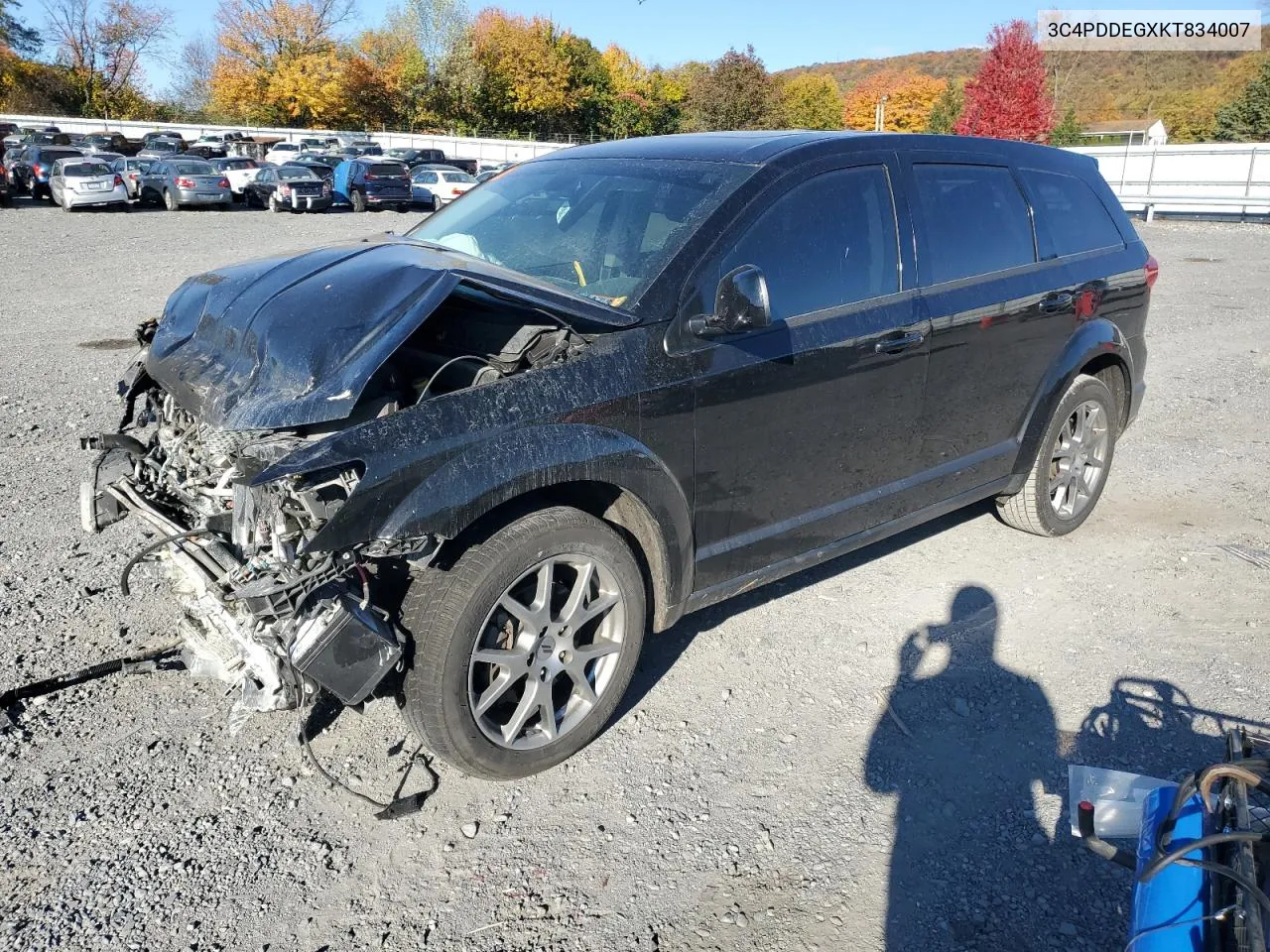 3C4PDDEGXKT834007 2019 Dodge Journey Gt