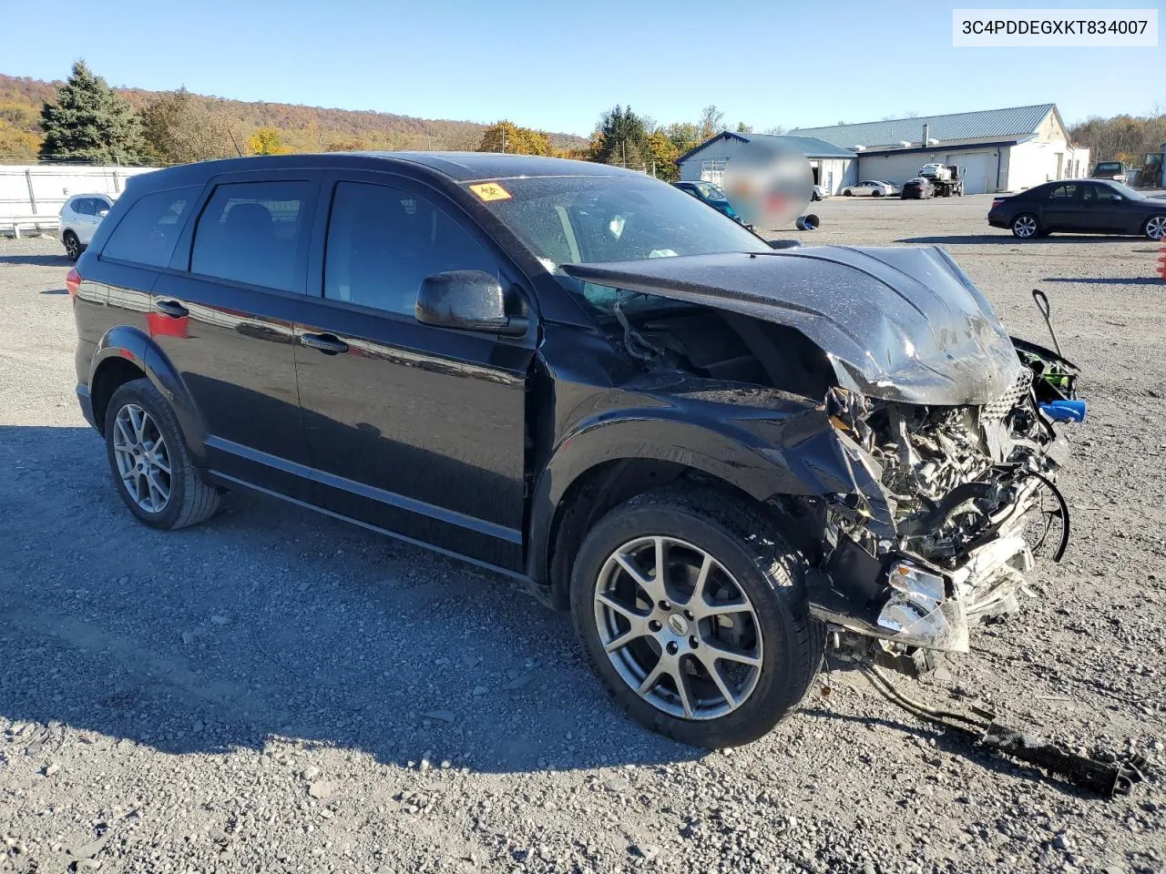 3C4PDDEGXKT834007 2019 Dodge Journey Gt