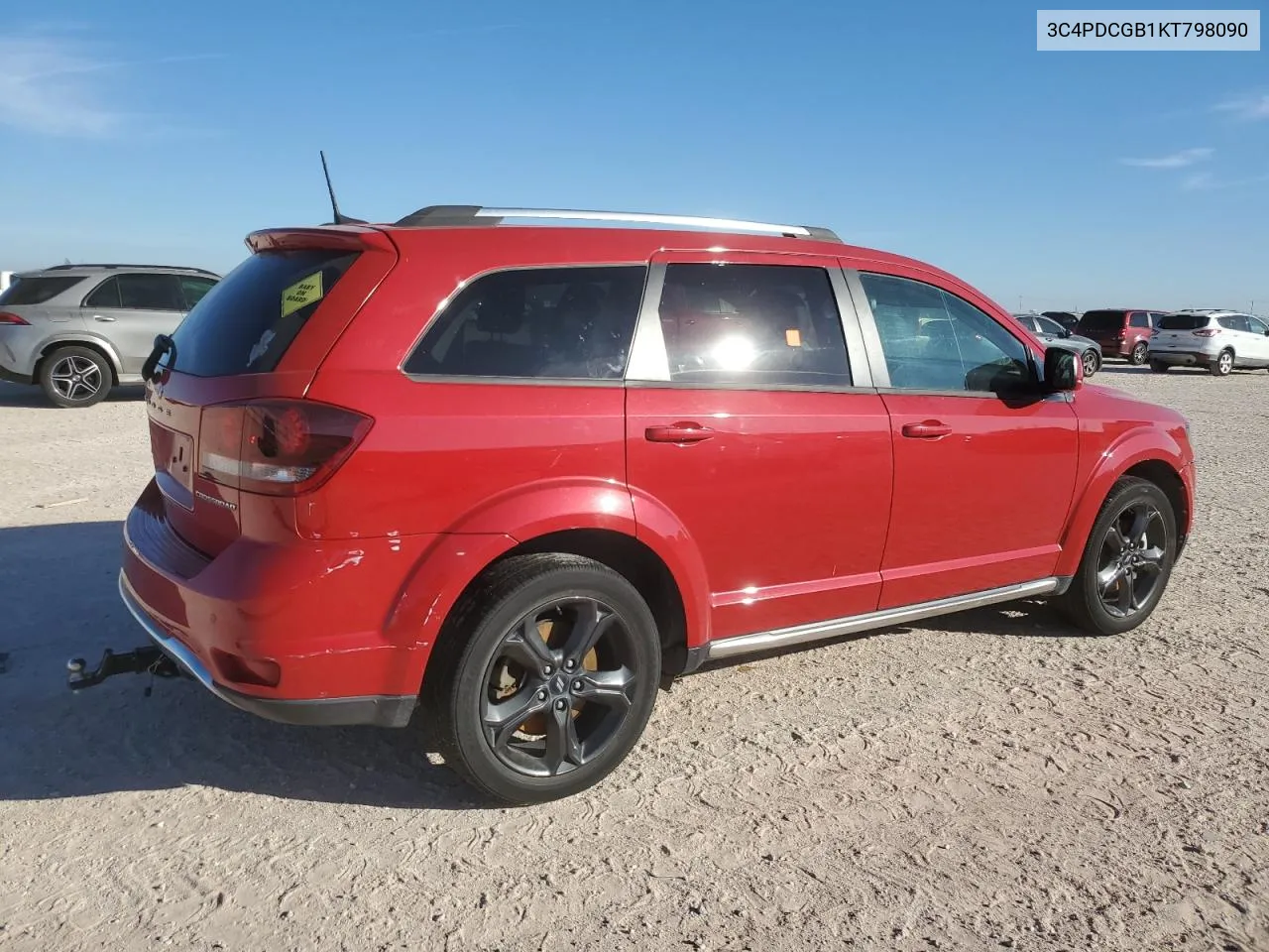 2019 Dodge Journey Crossroad VIN: 3C4PDCGB1KT798090 Lot: 77274184