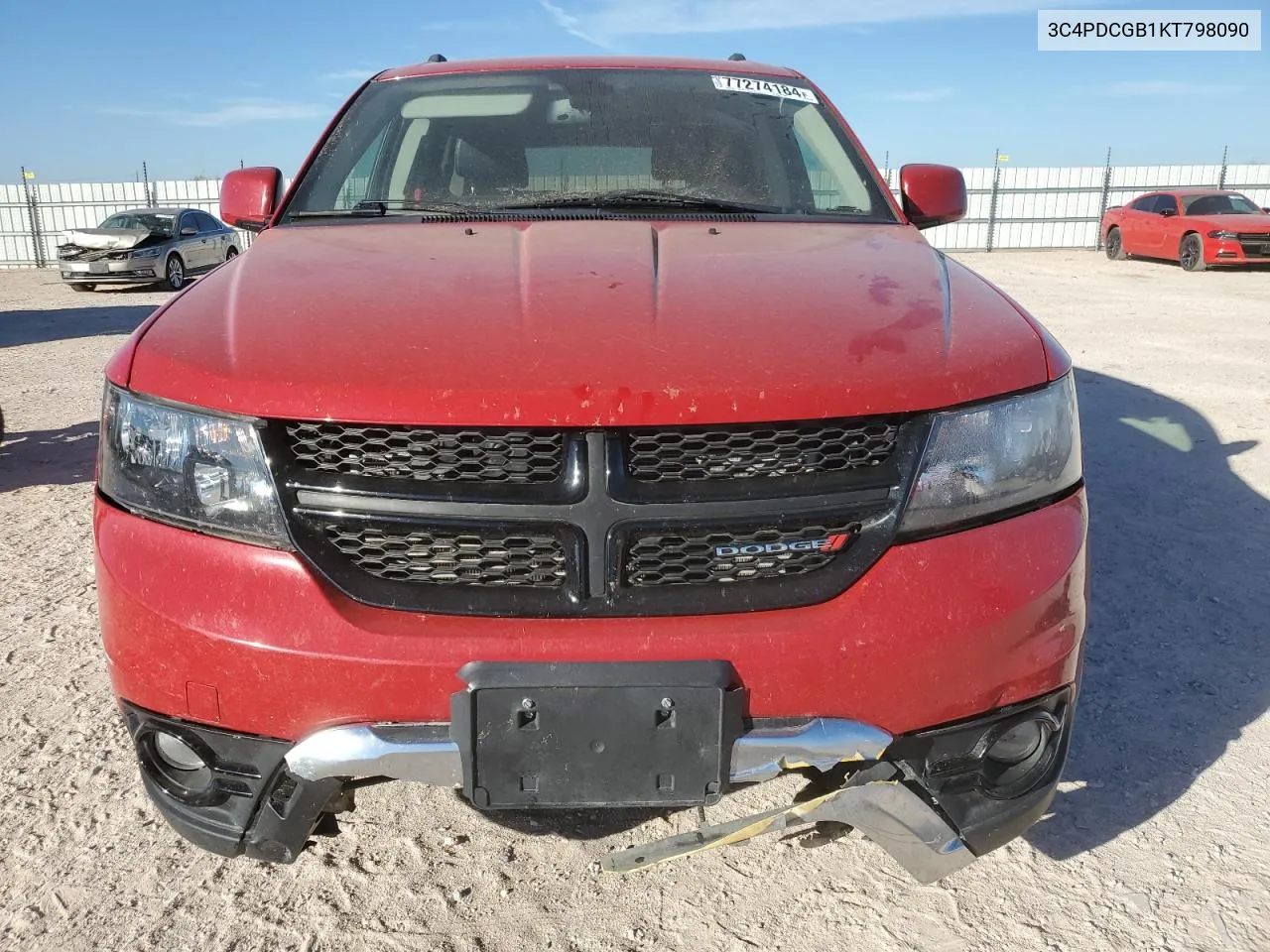 2019 Dodge Journey Crossroad VIN: 3C4PDCGB1KT798090 Lot: 77274184