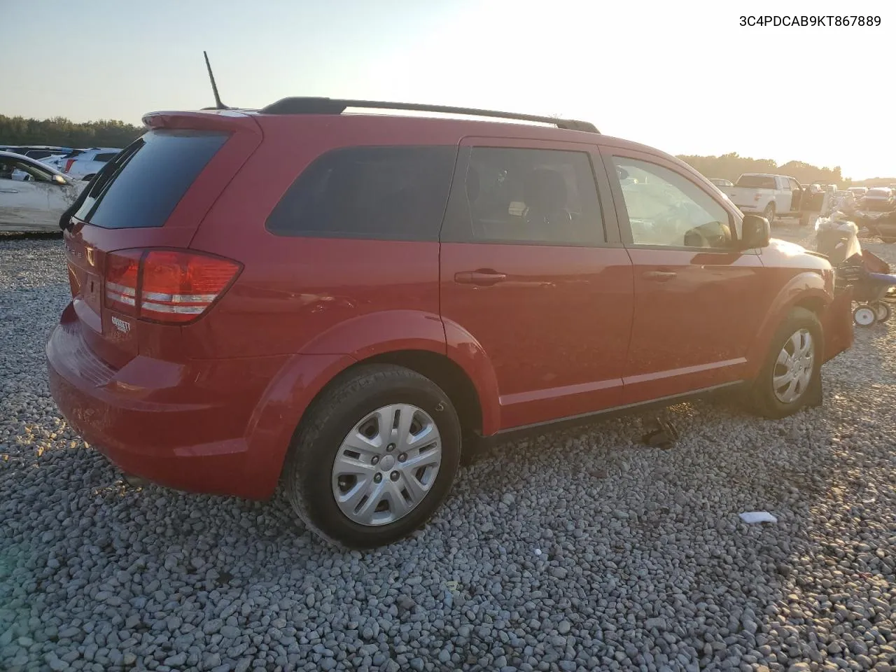 2019 Dodge Journey Se VIN: 3C4PDCAB9KT867889 Lot: 77380214