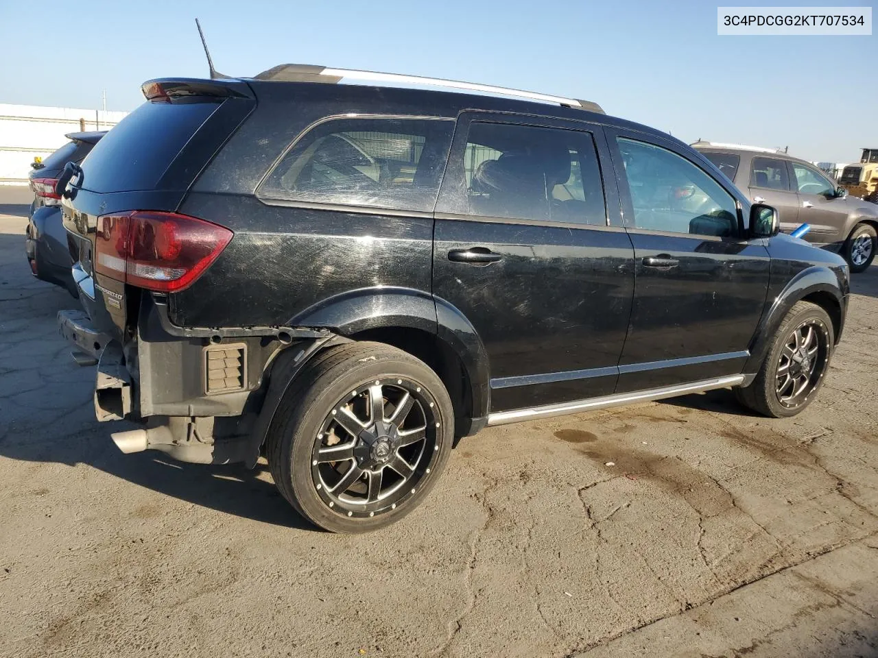 2019 Dodge Journey Crossroad VIN: 3C4PDCGG2KT707534 Lot: 77495624