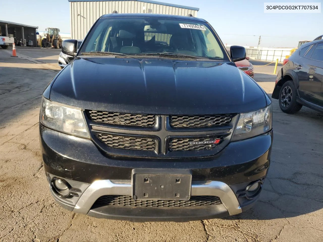 2019 Dodge Journey Crossroad VIN: 3C4PDCGG2KT707534 Lot: 77495624