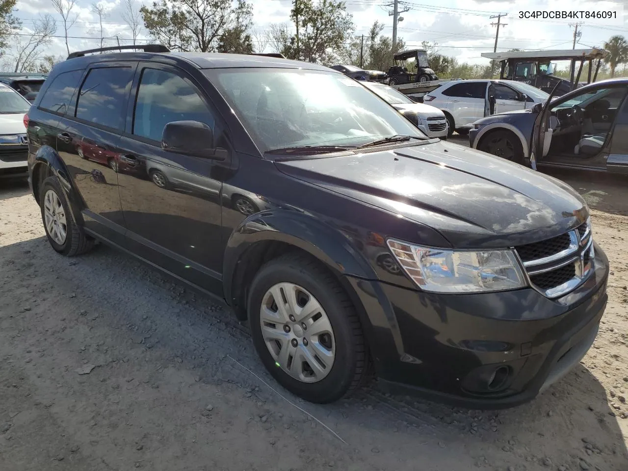 2019 Dodge Journey Se VIN: 3C4PDCBB4KT846091 Lot: 77533594