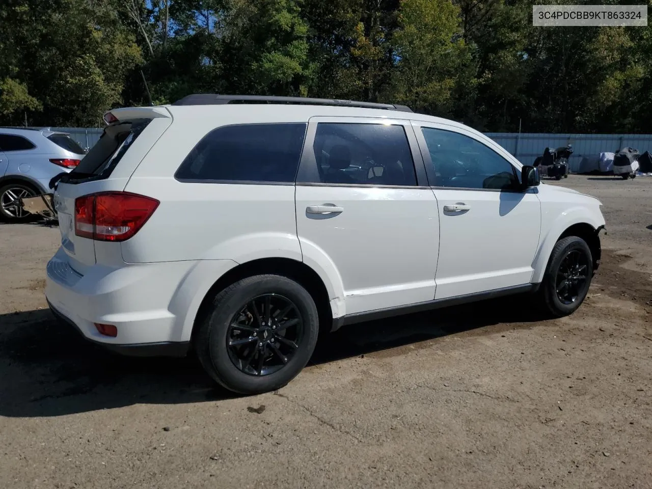 2019 Dodge Journey Se VIN: 3C4PDCBB9KT863324 Lot: 77691874