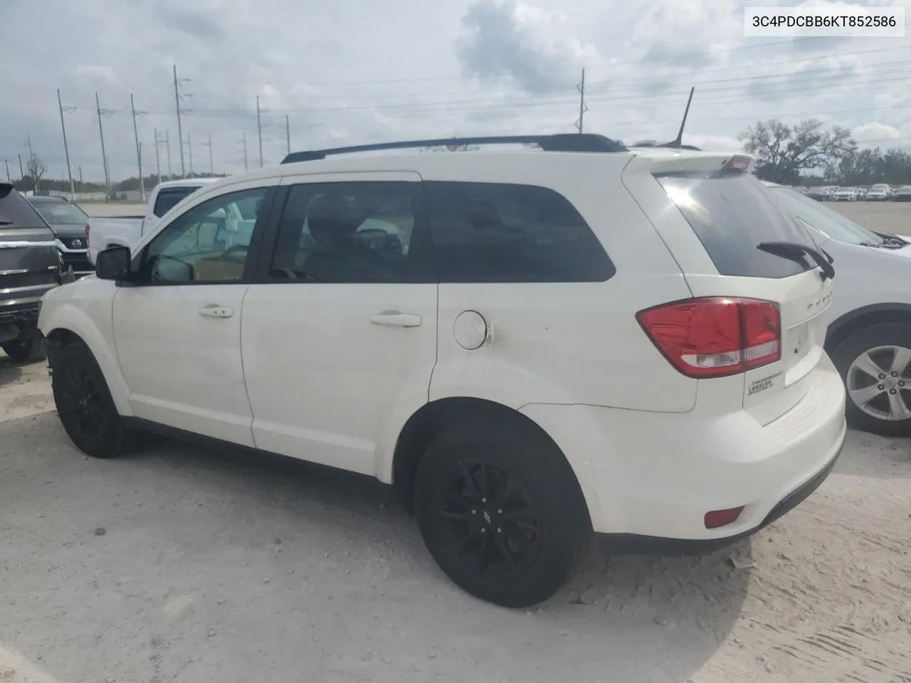 2019 Dodge Journey Se VIN: 3C4PDCBB6KT852586 Lot: 77862984