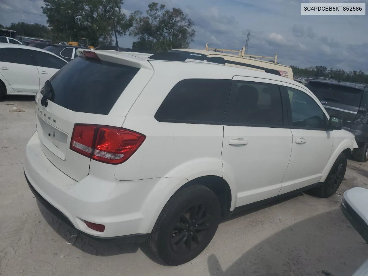 2019 Dodge Journey Se VIN: 3C4PDCBB6KT852586 Lot: 77862984