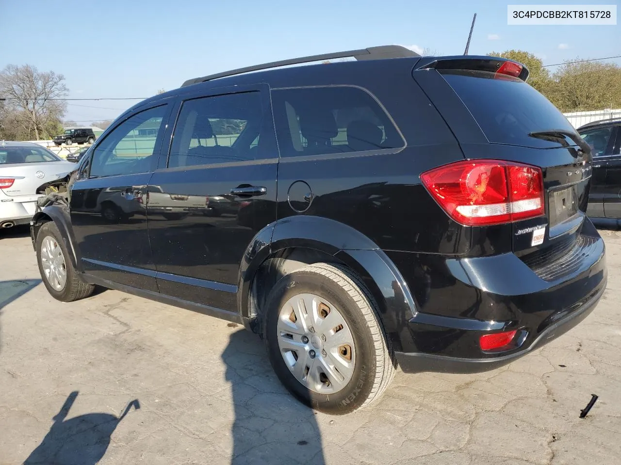 2019 Dodge Journey Se VIN: 3C4PDCBB2KT815728 Lot: 78233114