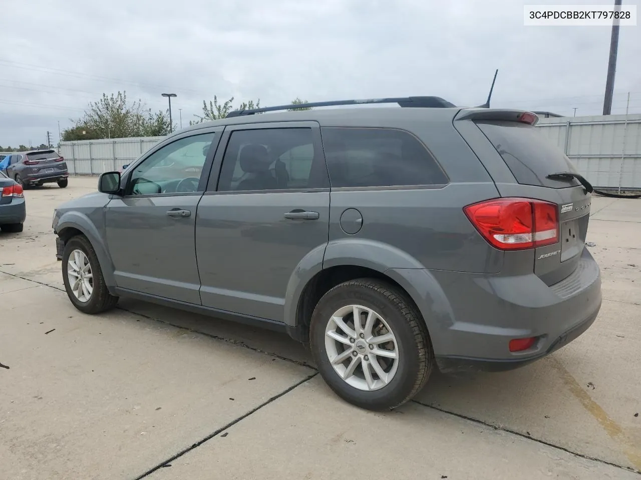 2019 Dodge Journey Se VIN: 3C4PDCBB2KT797828 Lot: 78428894