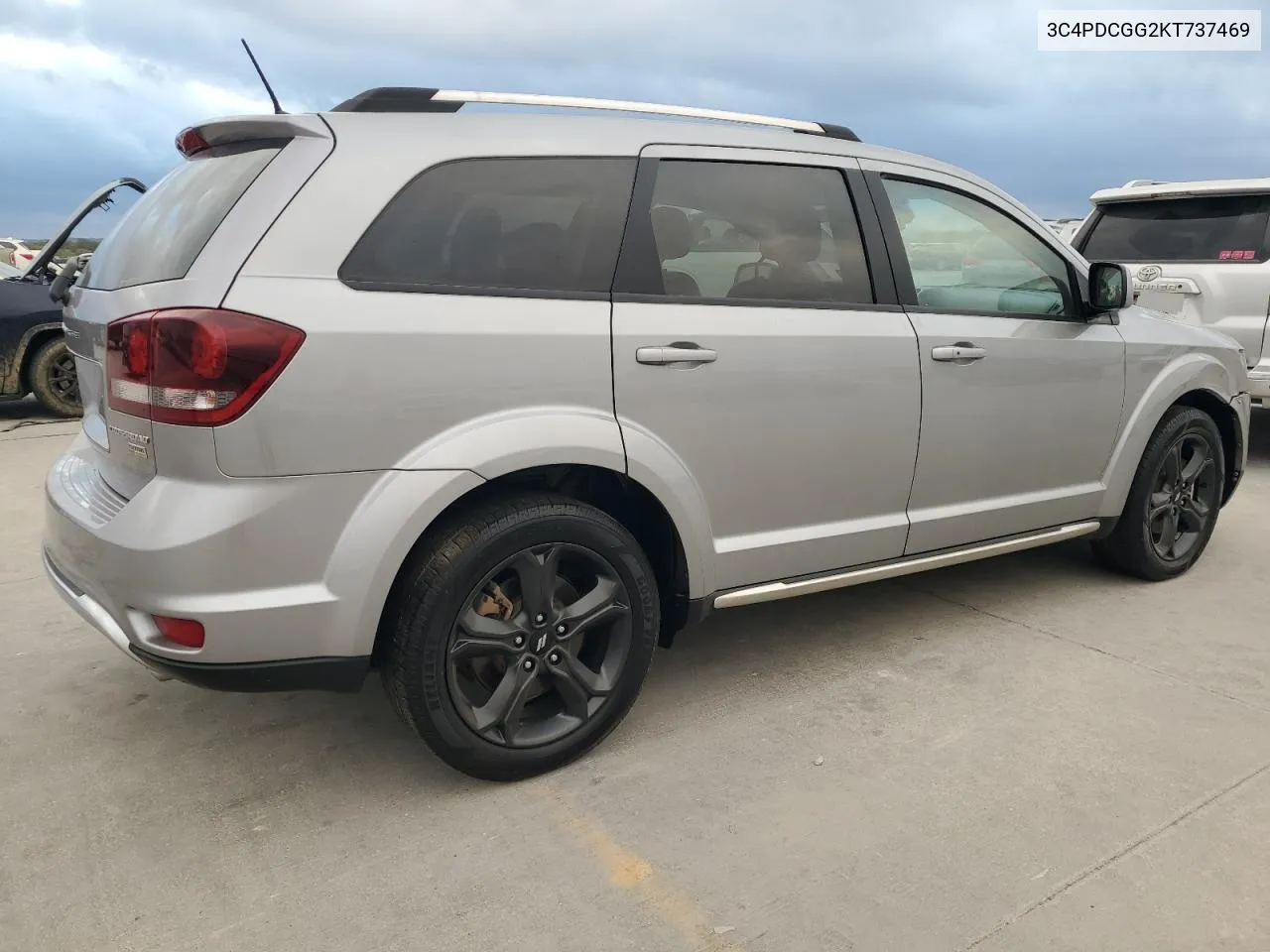 2019 Dodge Journey Crossroad VIN: 3C4PDCGG2KT737469 Lot: 78696694