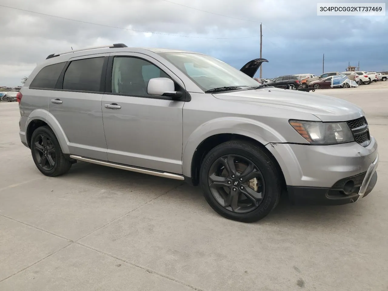 2019 Dodge Journey Crossroad VIN: 3C4PDCGG2KT737469 Lot: 78696694