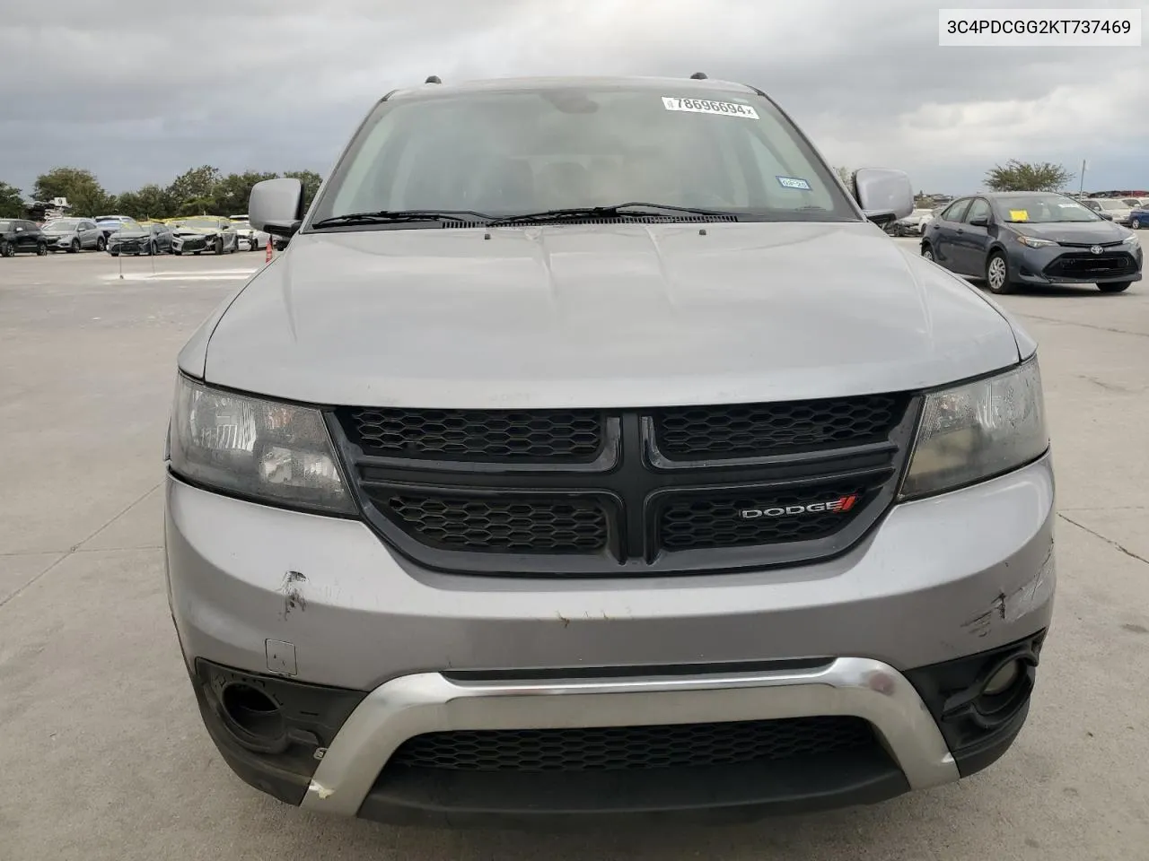 2019 Dodge Journey Crossroad VIN: 3C4PDCGG2KT737469 Lot: 78696694