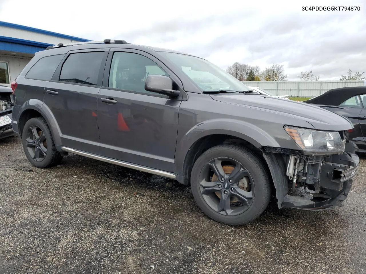 2019 Dodge Journey Crossroad VIN: 3C4PDDGG5KT794870 Lot: 79013084