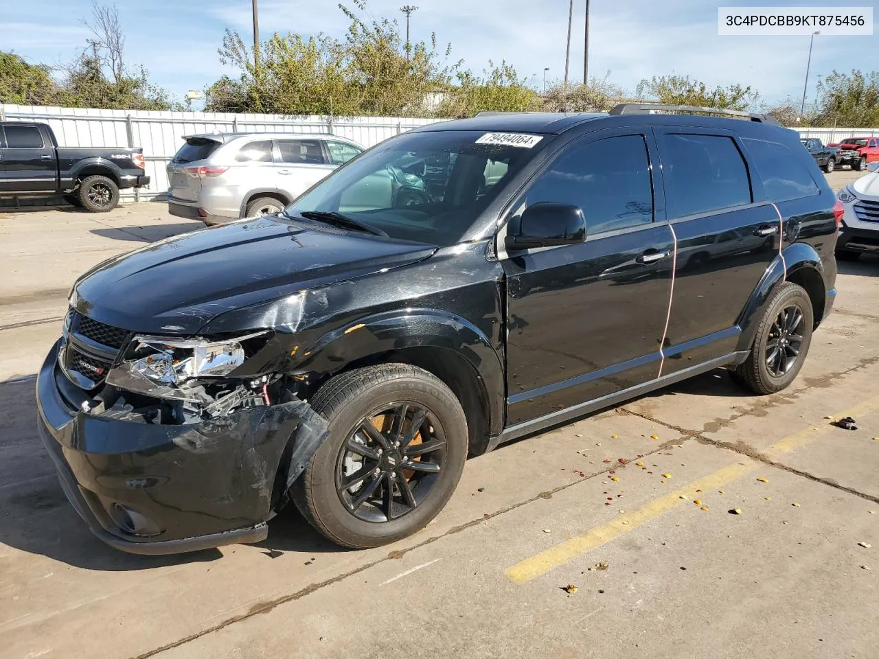 2019 Dodge Journey Se VIN: 3C4PDCBB9KT875456 Lot: 79494064