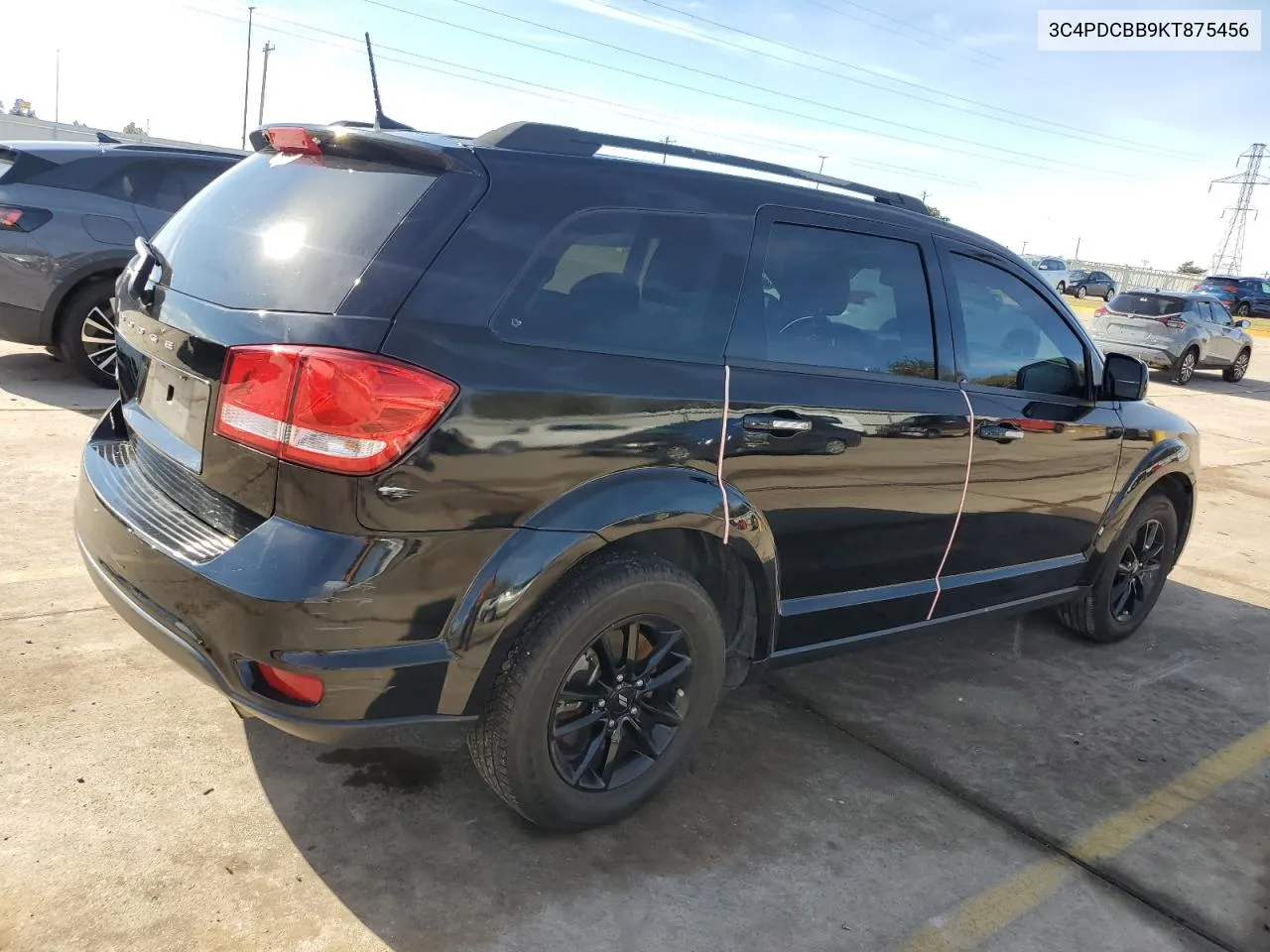 2019 Dodge Journey Se VIN: 3C4PDCBB9KT875456 Lot: 79494064