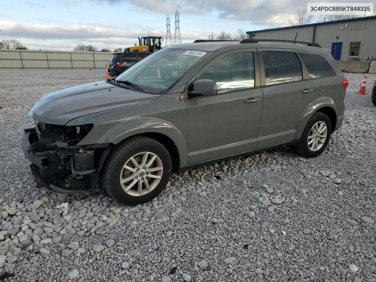 2019 Dodge Journey Se VIN: 3C4PDCBB5KT848335 Lot: 79663704