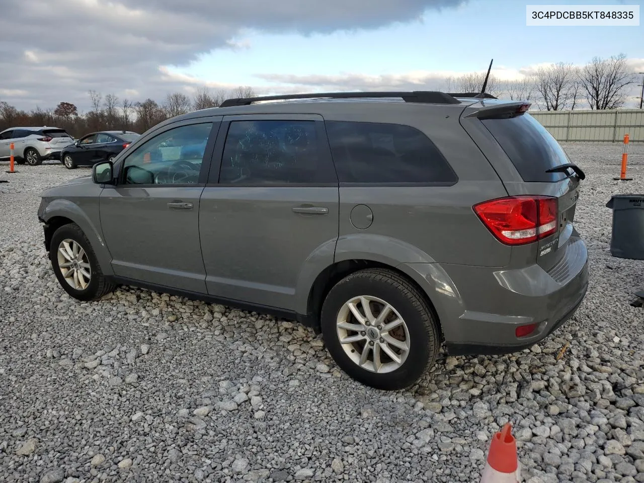 2019 Dodge Journey Se VIN: 3C4PDCBB5KT848335 Lot: 79663704