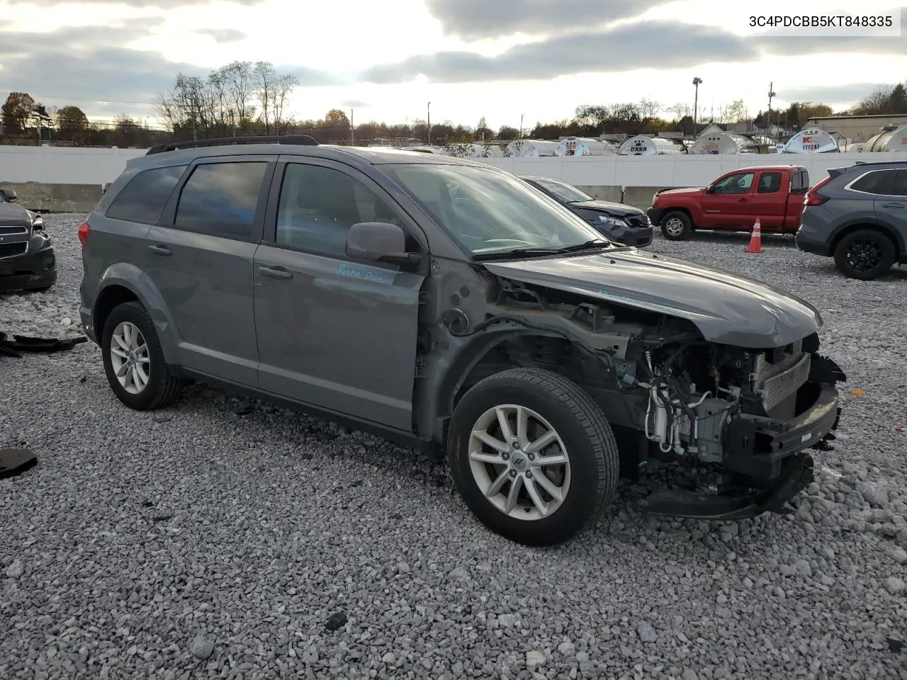 2019 Dodge Journey Se VIN: 3C4PDCBB5KT848335 Lot: 79663704