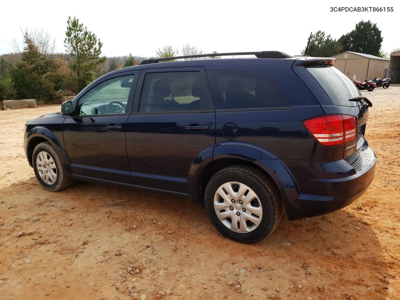 2019 Dodge Journey Se VIN: 3C4PDCAB3KT866155 Lot: 81200714