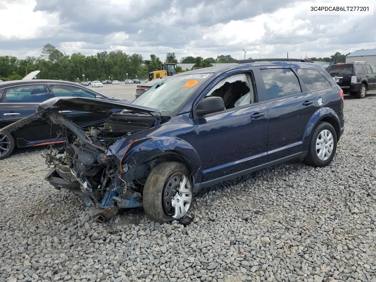 2020 Dodge Journey Se VIN: 3C4PDCAB6LT277201 Lot: 53088674