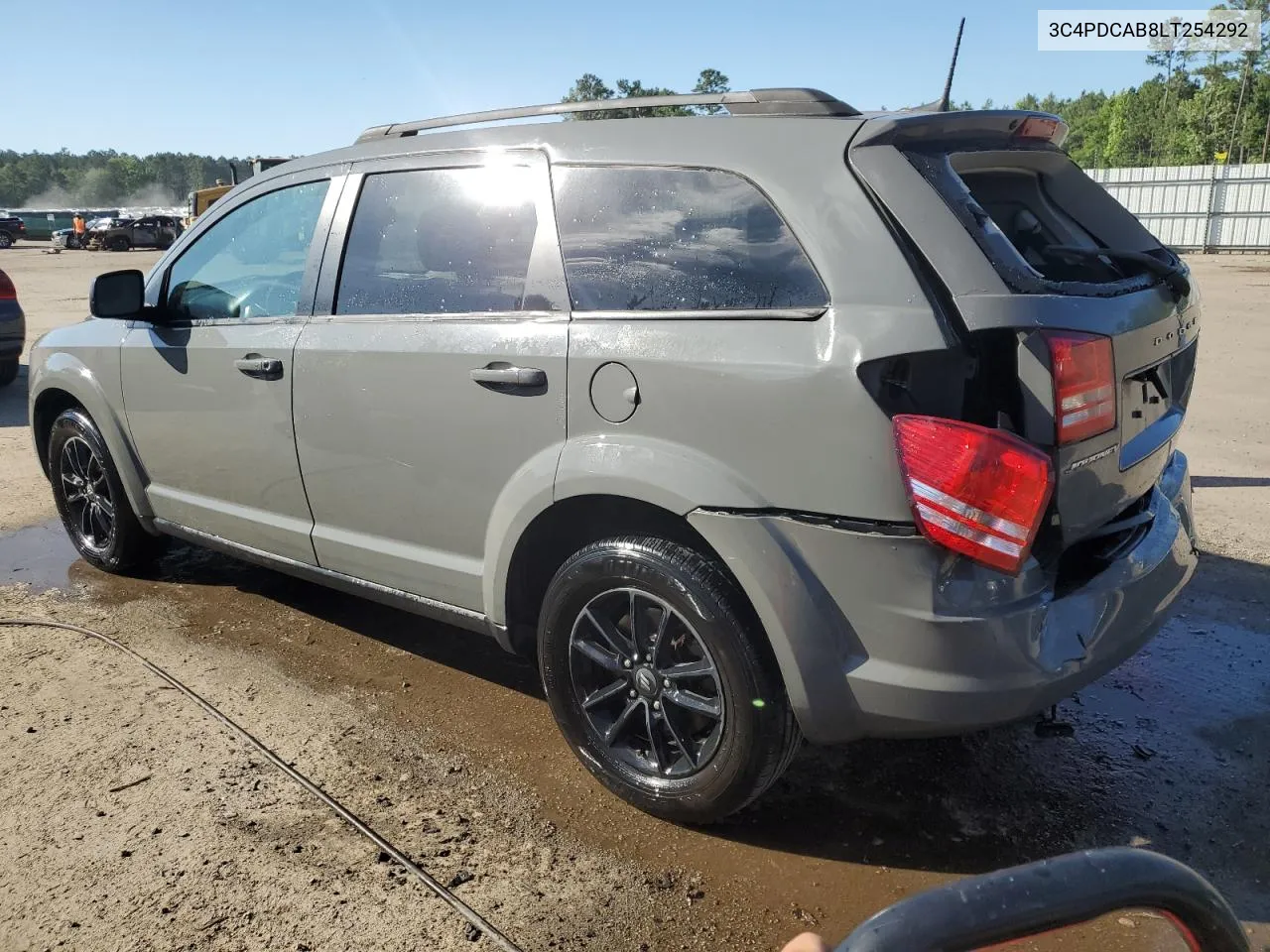 2020 Dodge Journey Se VIN: 3C4PDCAB8LT254292 Lot: 56694794