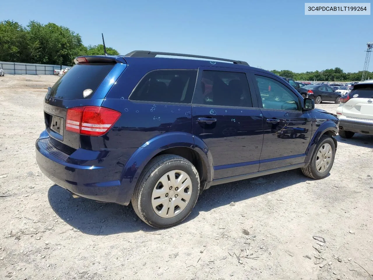 2020 Dodge Journey Se VIN: 3C4PDCAB1LT199264 Lot: 58136004