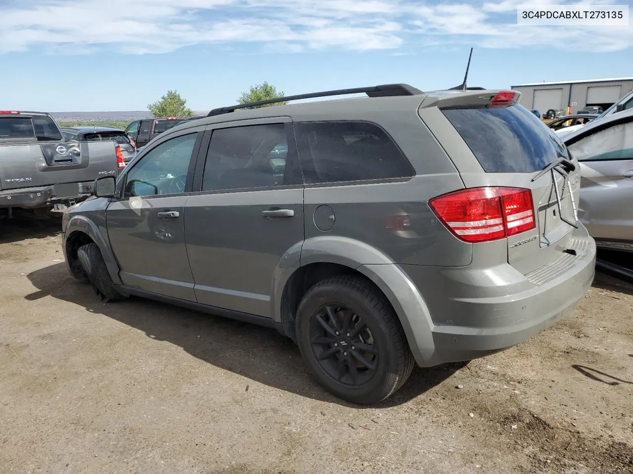 2020 Dodge Journey Se VIN: 3C4PDCABXLT273135 Lot: 60702934