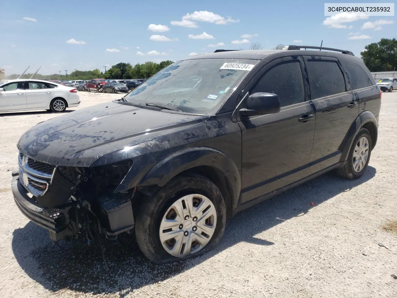 2020 Dodge Journey Se VIN: 3C4PDCAB0LT235932 Lot: 60925234