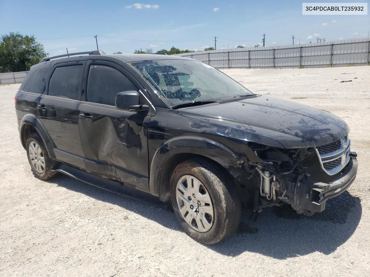 2020 Dodge Journey Se VIN: 3C4PDCAB0LT235932 Lot: 60925234