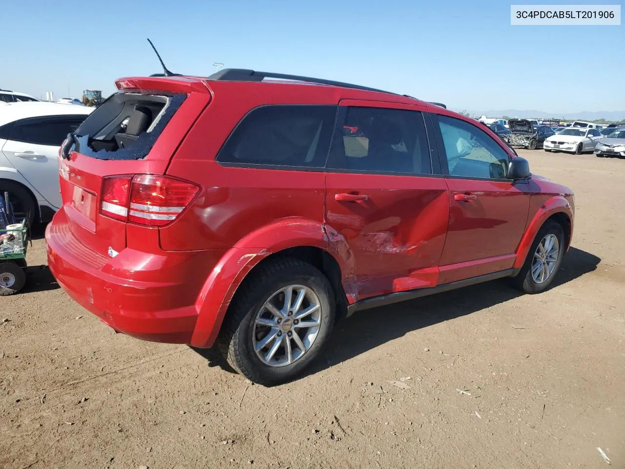 2020 Dodge Journey Se VIN: 3C4PDCAB5LT201906 Lot: 61406804