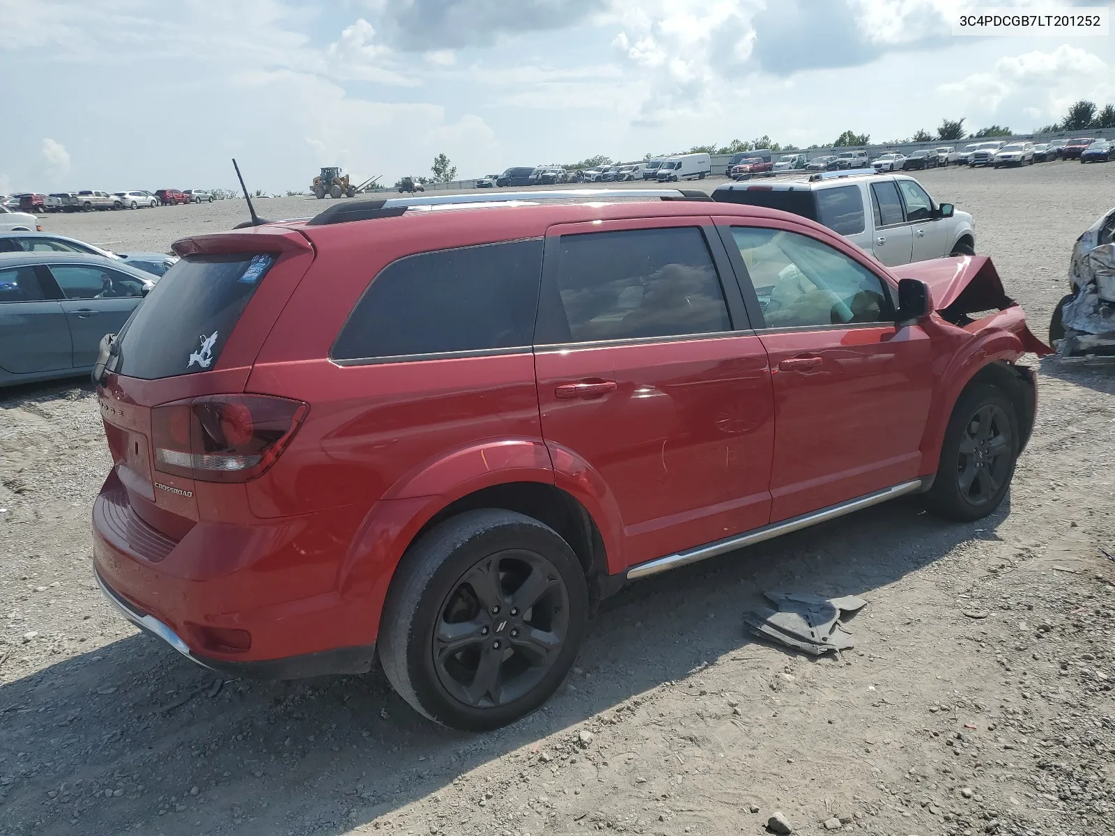 2020 Dodge Journey Crossroad VIN: 3C4PDCGB7LT201252 Lot: 61482444