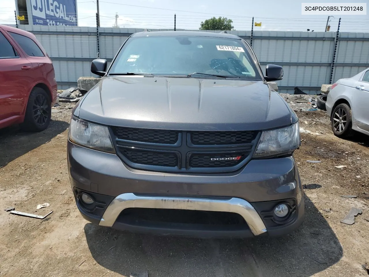 2020 Dodge Journey Crossroad VIN: 3C4PDCGB5LT201248 Lot: 62171804