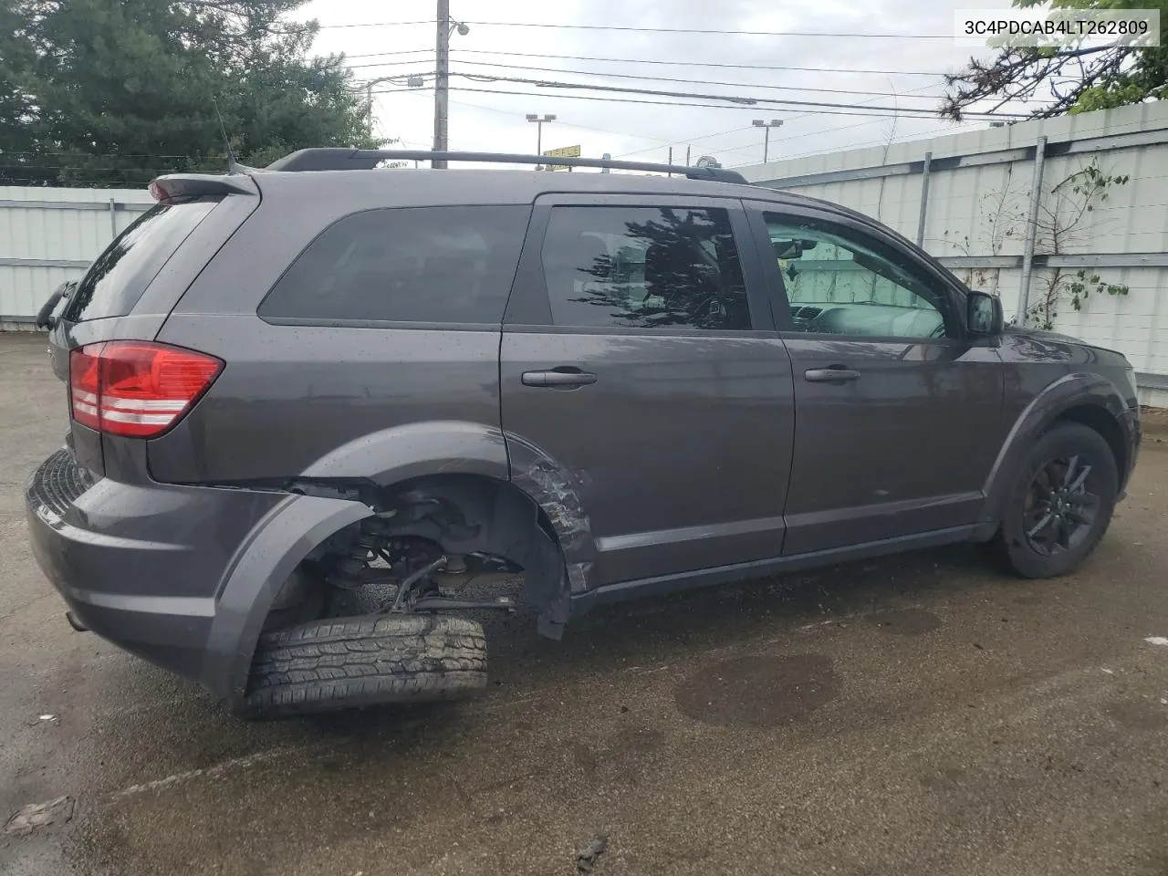 2020 Dodge Journey Se VIN: 3C4PDCAB4LT262809 Lot: 62534994