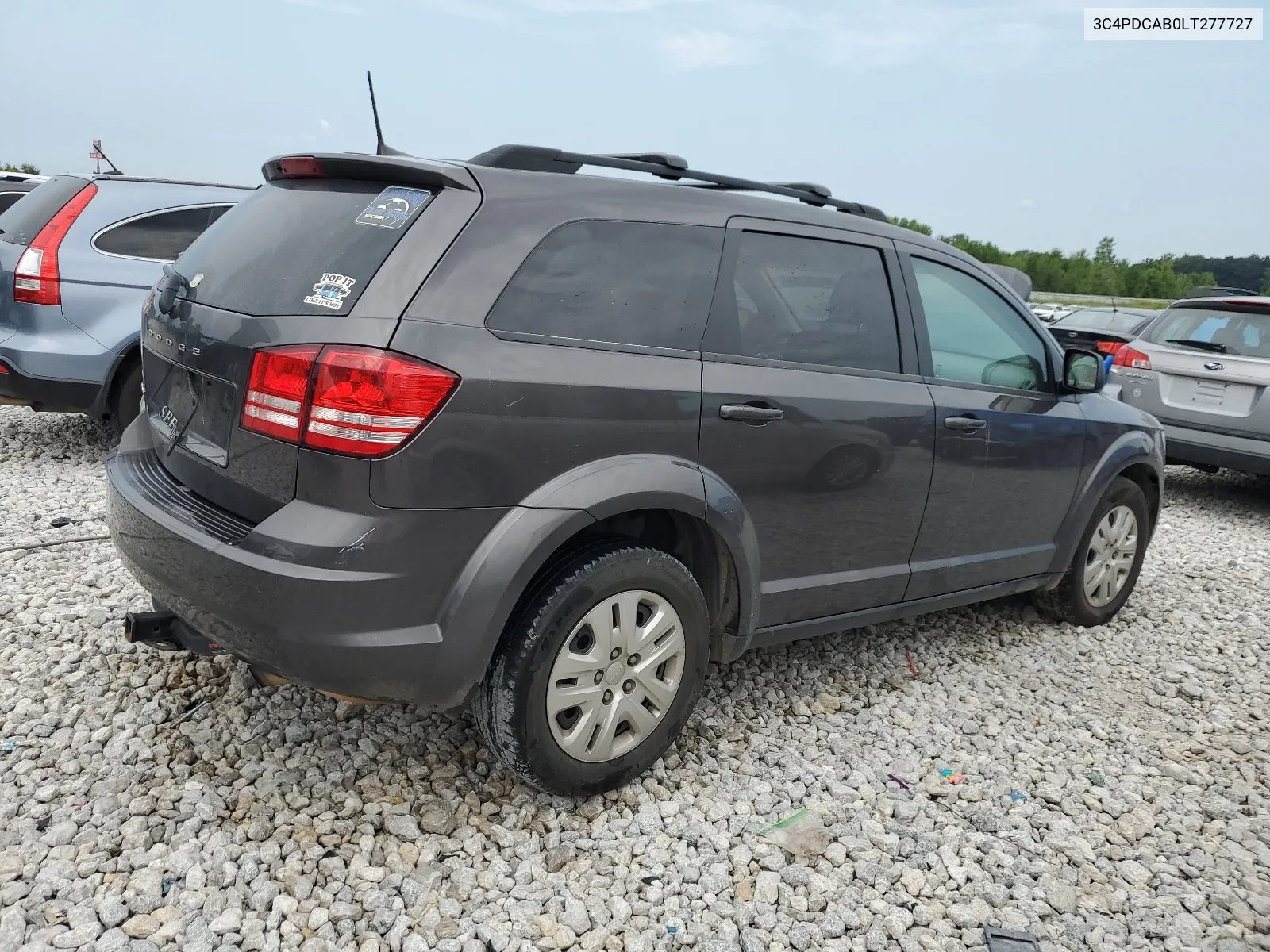 2020 Dodge Journey Se VIN: 3C4PDCAB0LT277727 Lot: 62655584