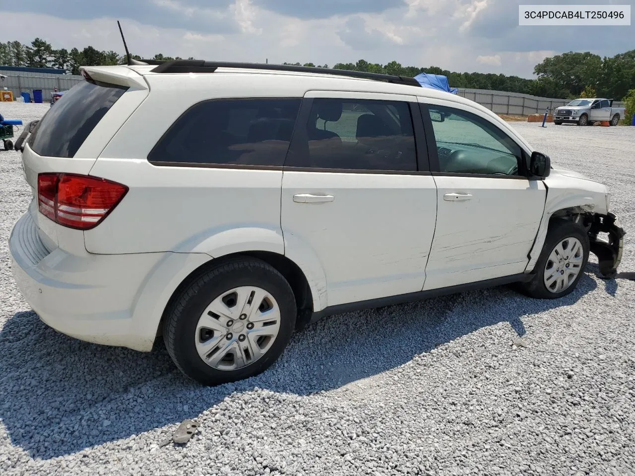 2020 Dodge Journey Se VIN: 3C4PDCAB4LT250496 Lot: 62808024