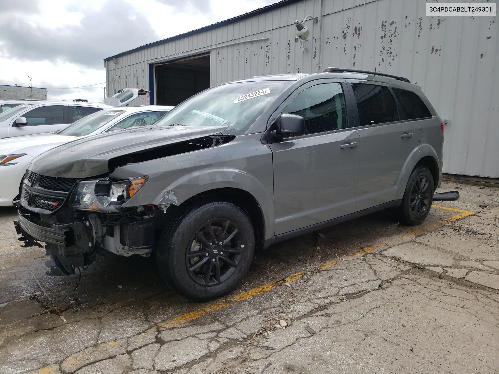 2020 Dodge Journey Se VIN: 3C4PDCAB2LT249301 Lot: 63243224